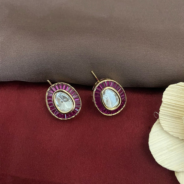 Exclusive Kundan Polki Studs