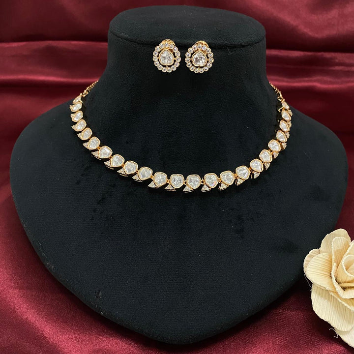 Designer Kundan Polki Necklace Set