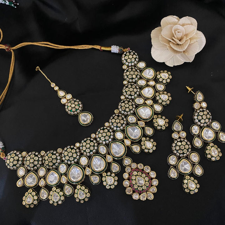 Exclusive Bridal Kundan Polki Choker Set