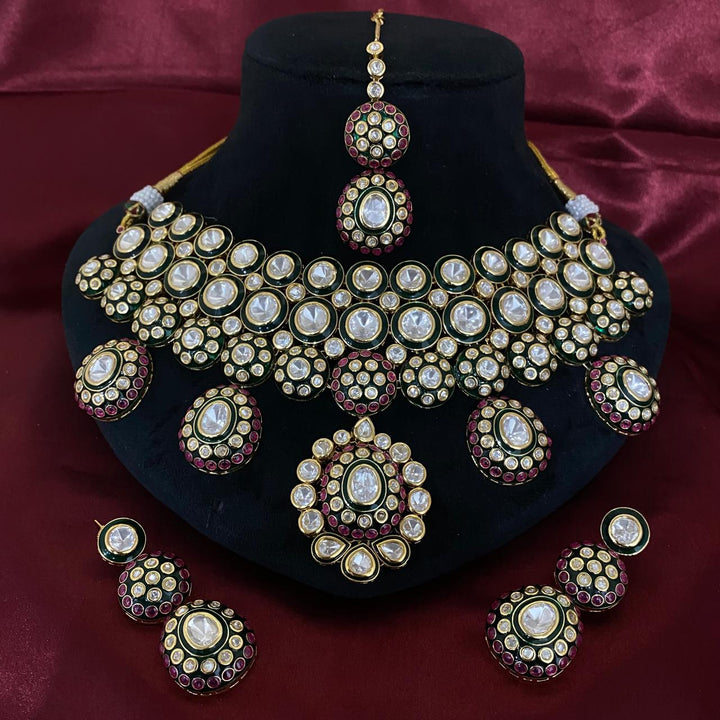 Traditional Bridal Kundan Choker Set