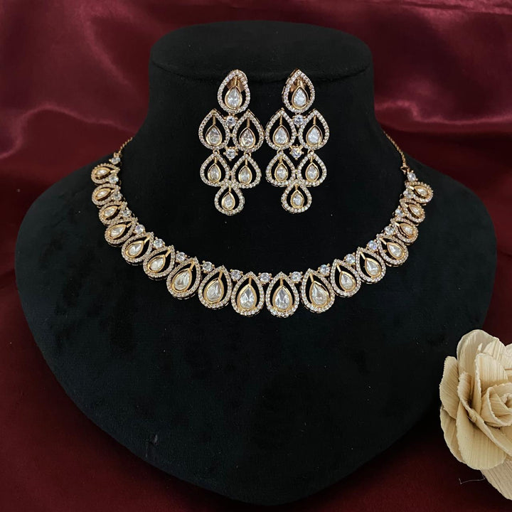 Kundan Polki Necklace Set