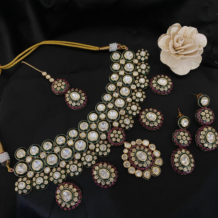 Traditional Bridal Kundan Choker Set