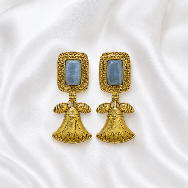 Unique Bell Design Antique Earrings