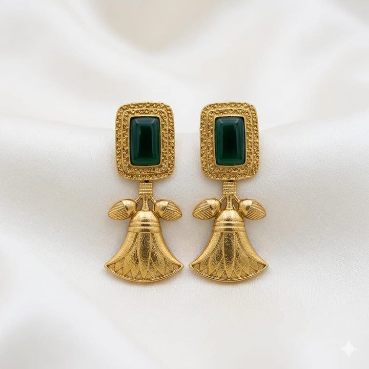 Bell Design Antique Earrings