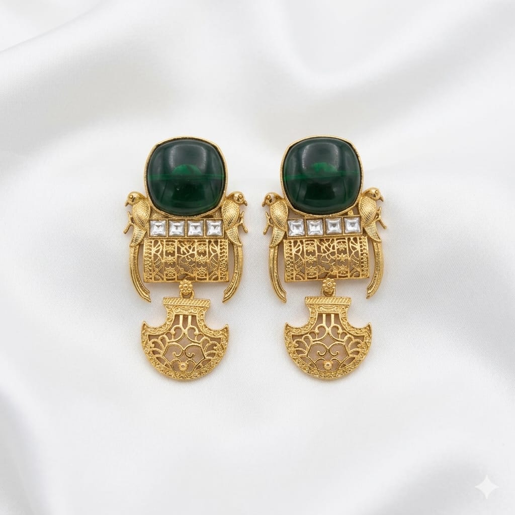 Bird Design Earrings