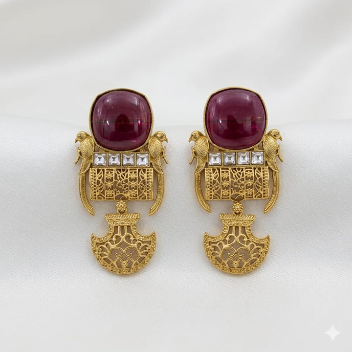 Bird Design Earrings
