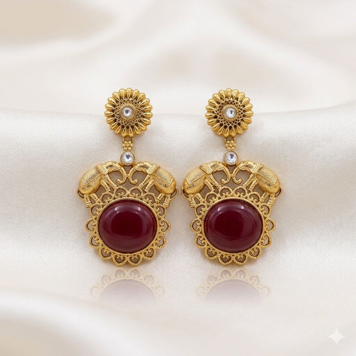 Elephant Design Earrings