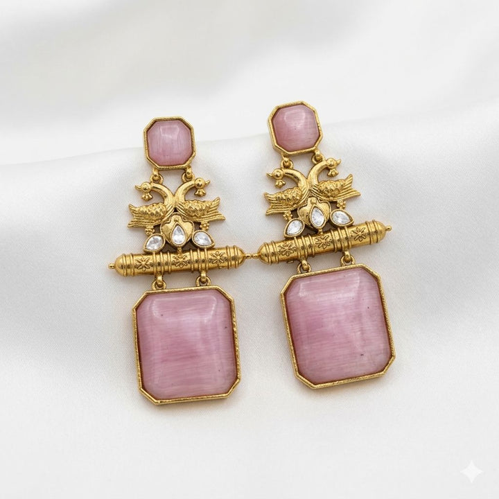 Peacock Design Antique Earrings