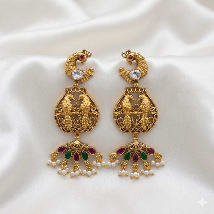 Beautiful Bird Design Earrings