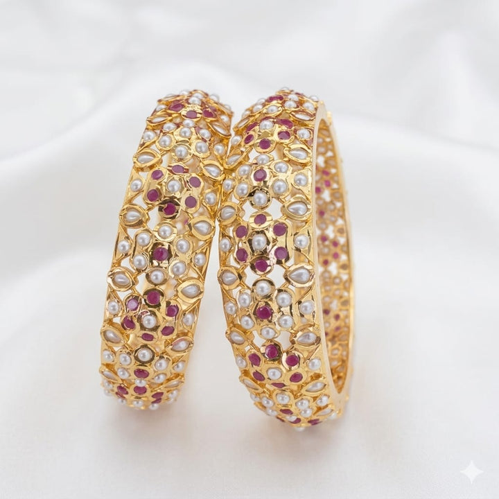 Jadau Designer Openable Bangles