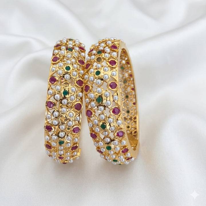 Jadau Designer Openable Bangles