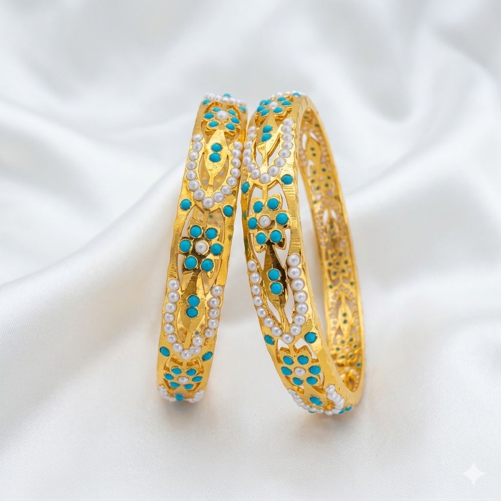 Traditional Indian Jadau Bangle
