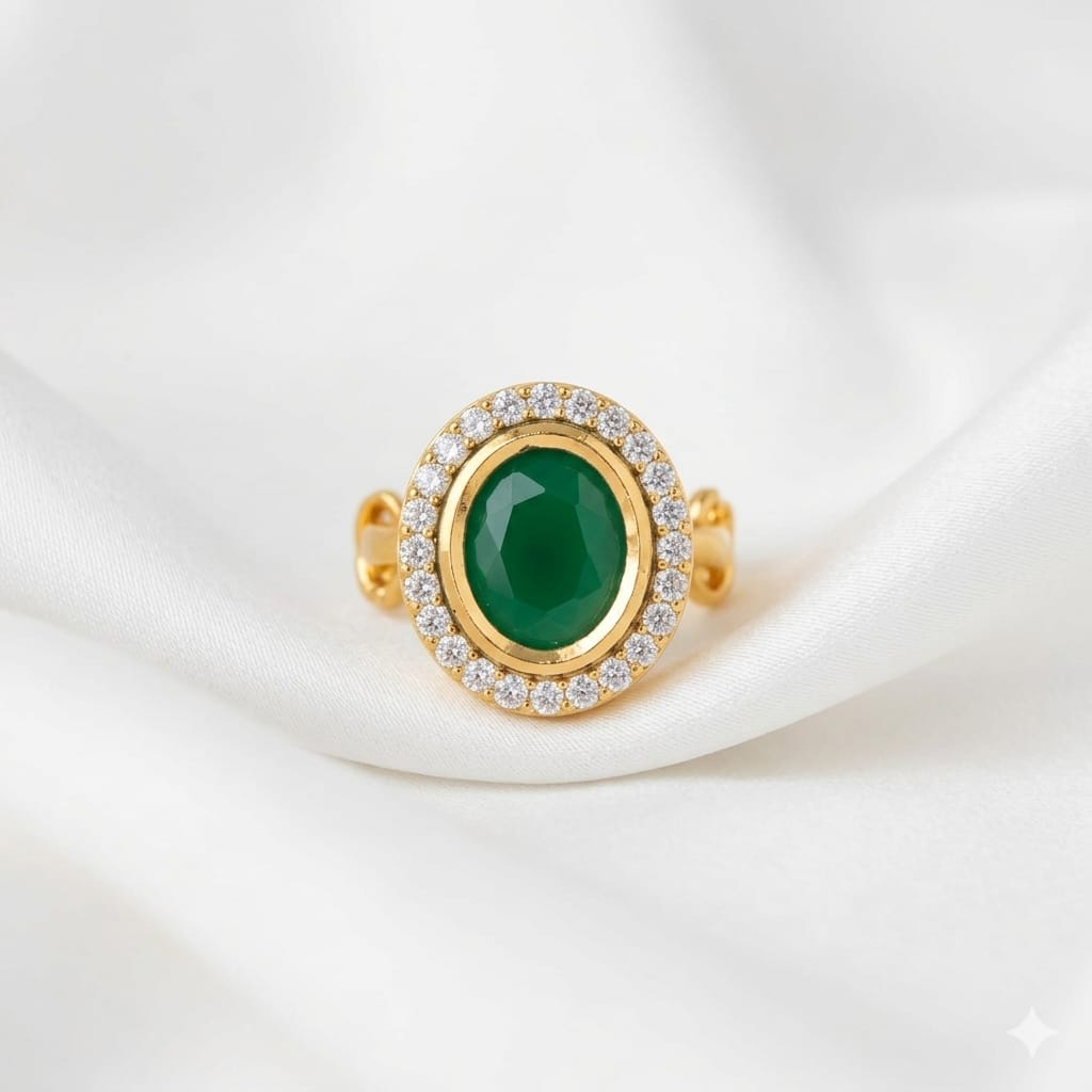 Single Stone Adjustable Ring