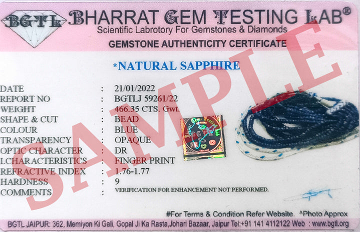 Hessonite Stone Beads Necklace