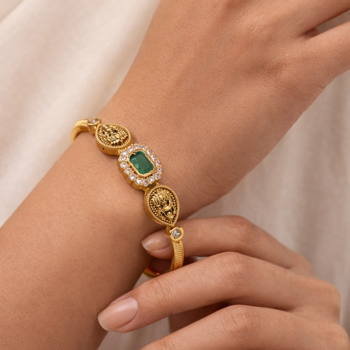 Lakshmi Gold Temple Bangles