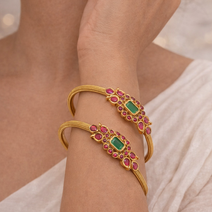 Massive Designer Fancy Gold Bangles