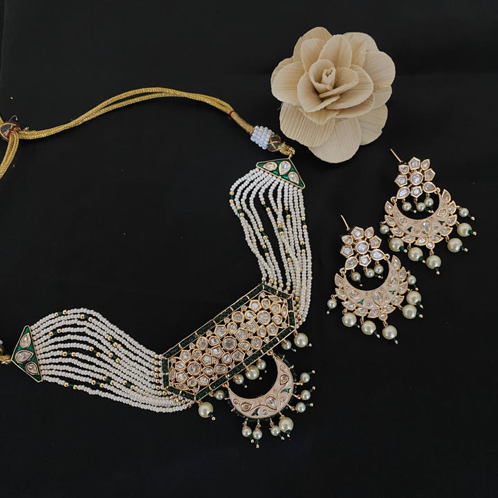 Royal Kundan Polki Choker Set