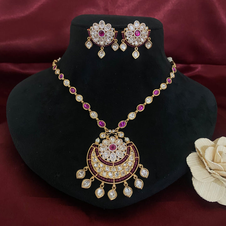 Kundan Polki Necklace Set