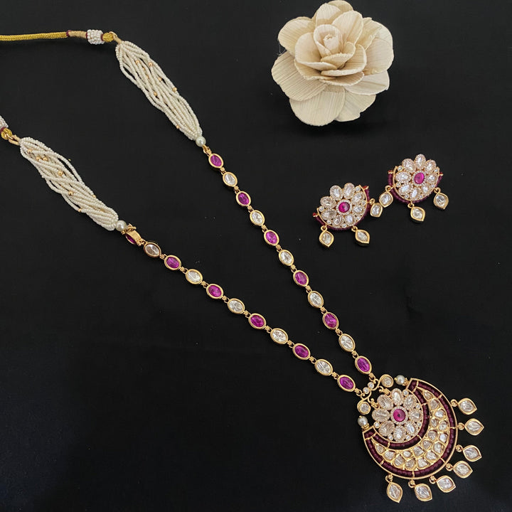 Kundan Polki Necklace Set