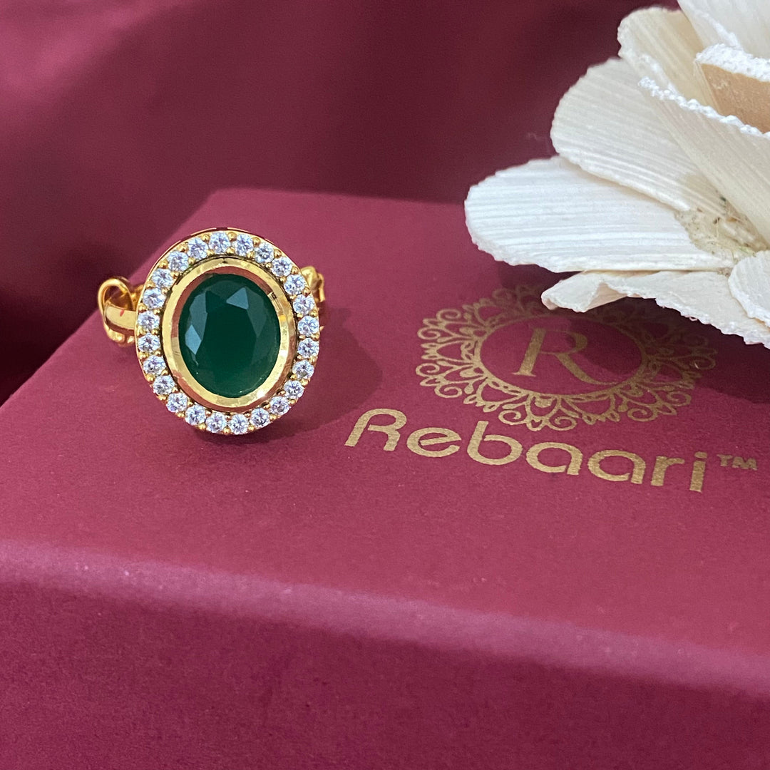 Single Stone Adjustable Ring