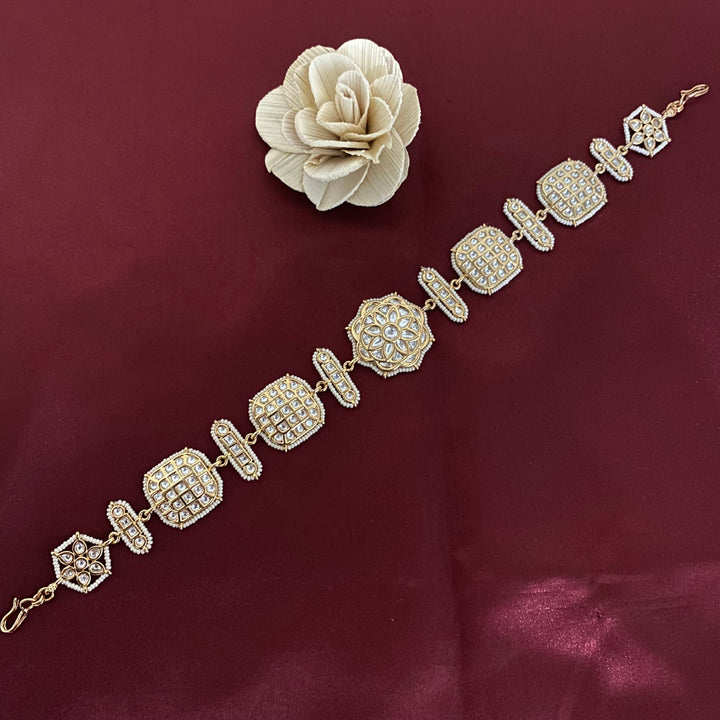 Flower Design Kundan Polki Shishfool