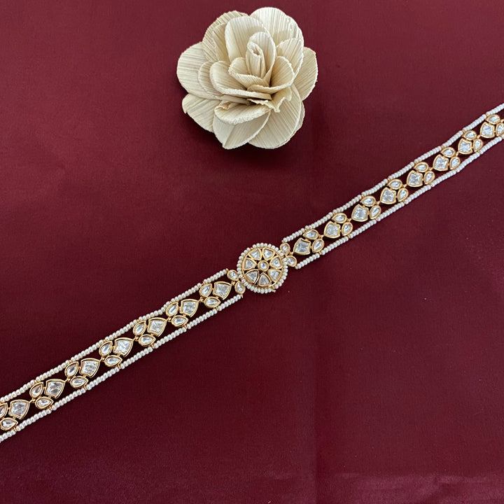 Elegant Kundan Polki Shishfool