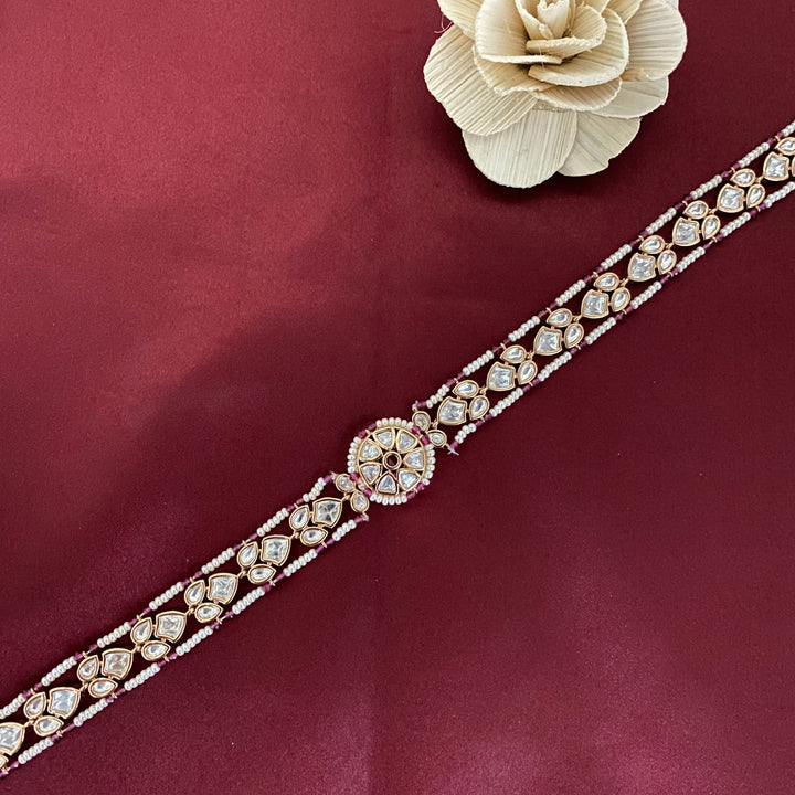 Elegant Kundan Polki Shishfool