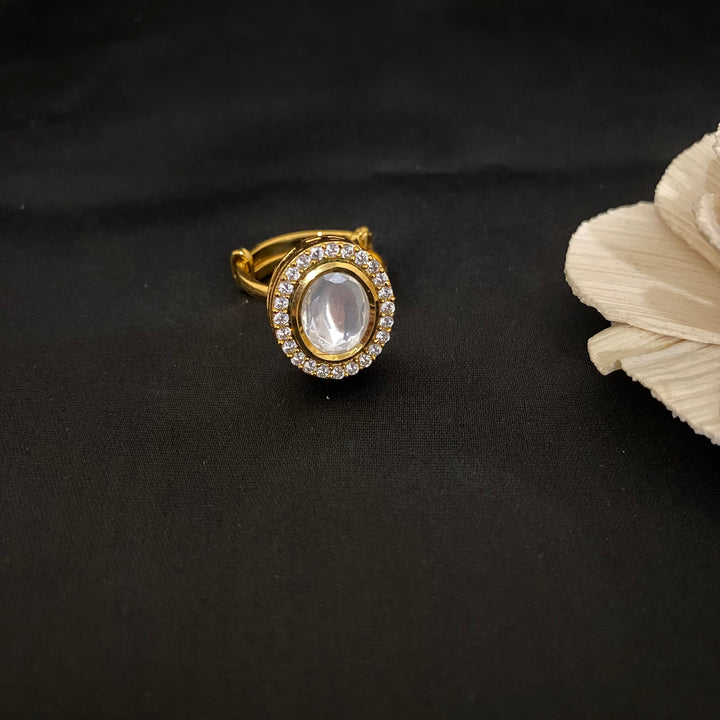 Single Stone Adjustable Ring