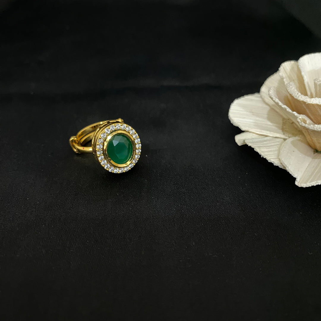 Single Stone Adjustable Ring