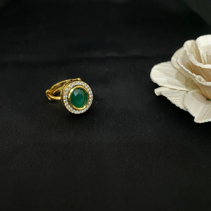 Single Stone Adjustable Ring