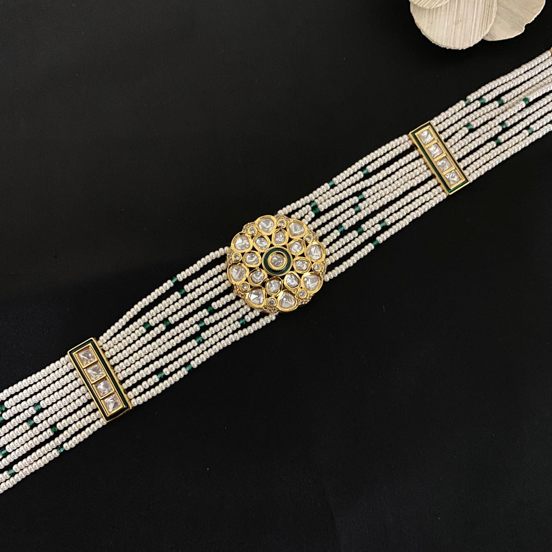 Bridle Kundan Shishfool