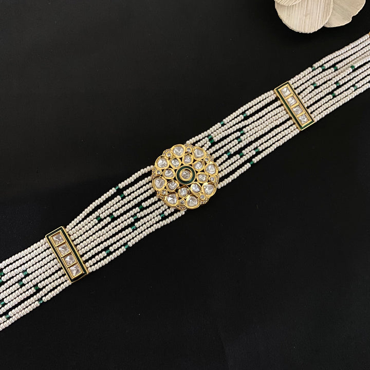 Bridle Kundan Shishfool