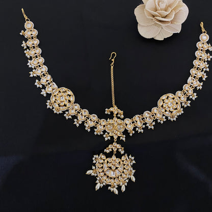 Exclusive Bridal Kundan Mathapatti