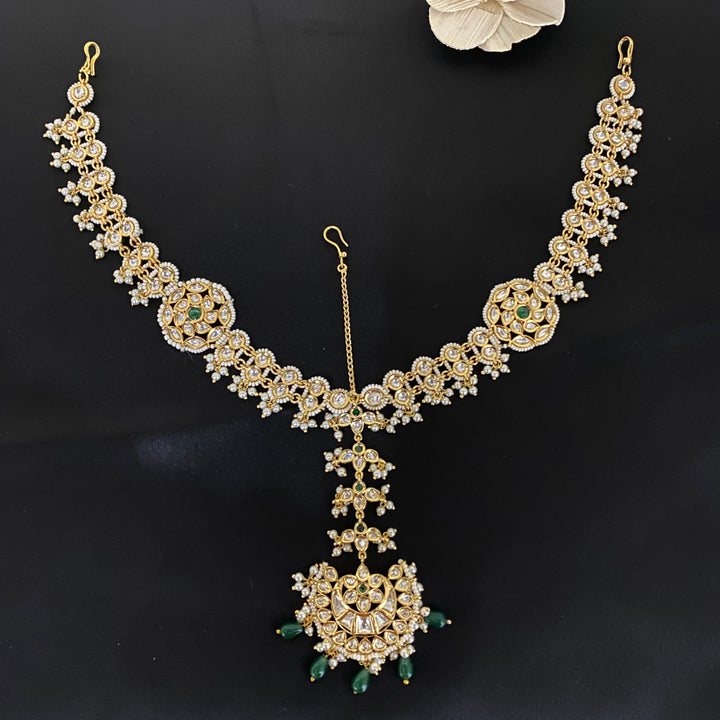 Exclusive Bridal Kundan Mathapatti