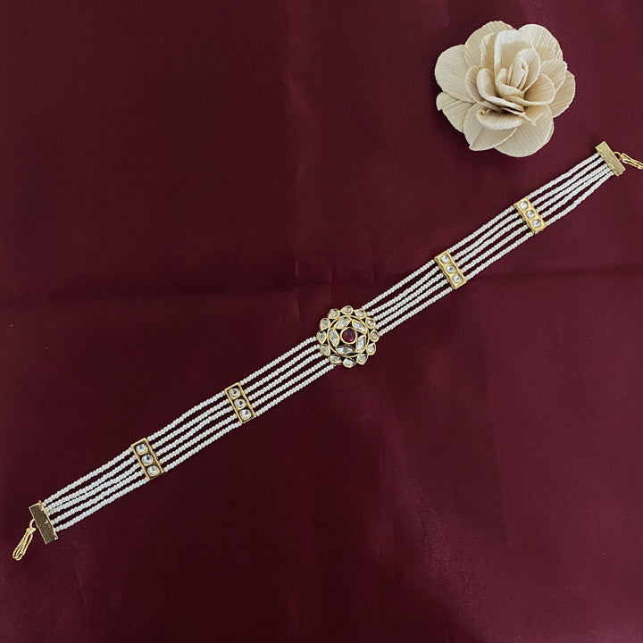 Beautiful Pearl Kundan Shishfool