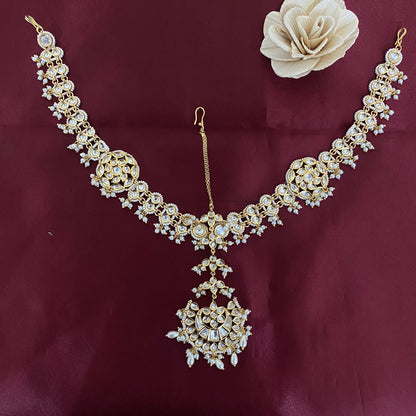 Exclusive Bridal Kundan Mathapatti