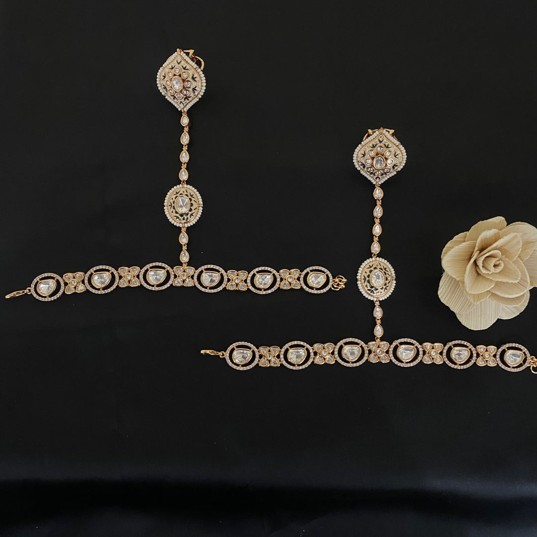 Bridal Kundan Polki Hathphool