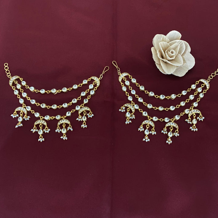 Beautiful Pachi Kunda Hair Chain