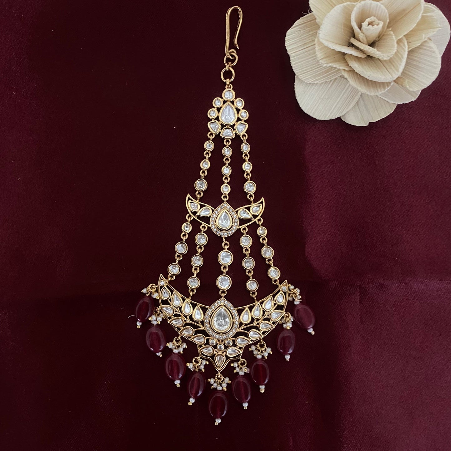 Kundan Polki Jhumar Passa