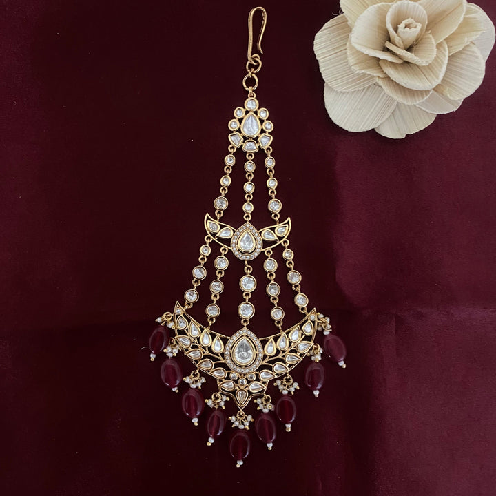 Kundan Polki Jhumar Passa