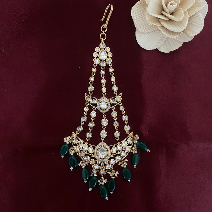 Royal Kundan Polki Jhumar Passa