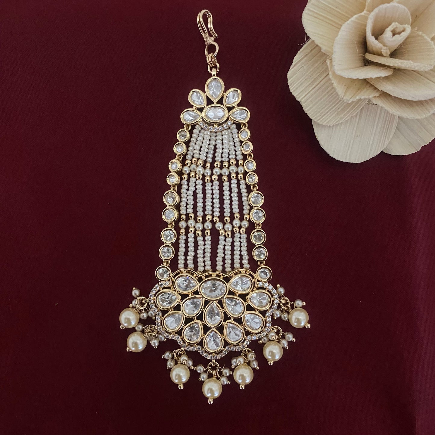 Kundan Polki Jhumar Passa