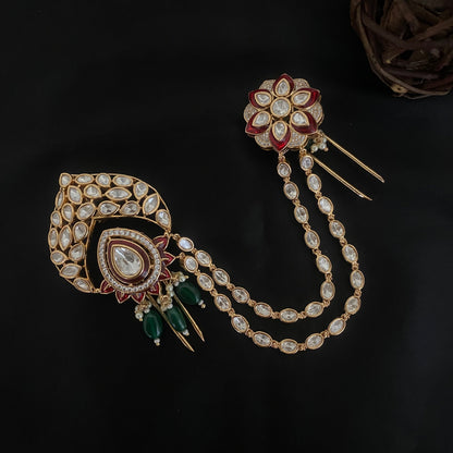 Kundan Maharaja Pagdi Kalangi for Men