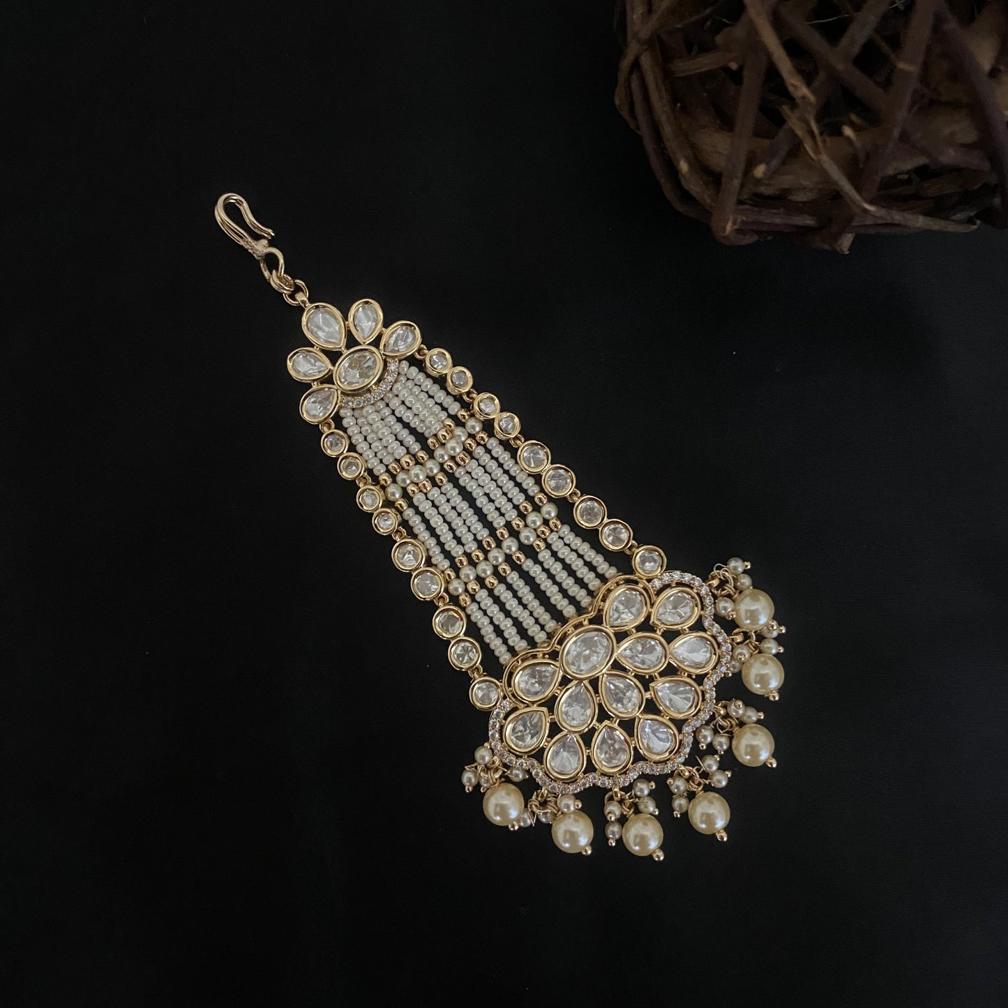 Kundan Polki Jhumar Passa