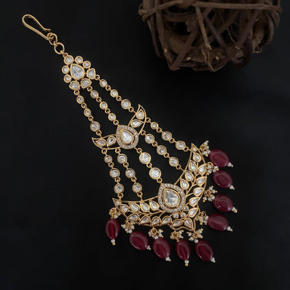 Kundan Polki Jhumar Passa