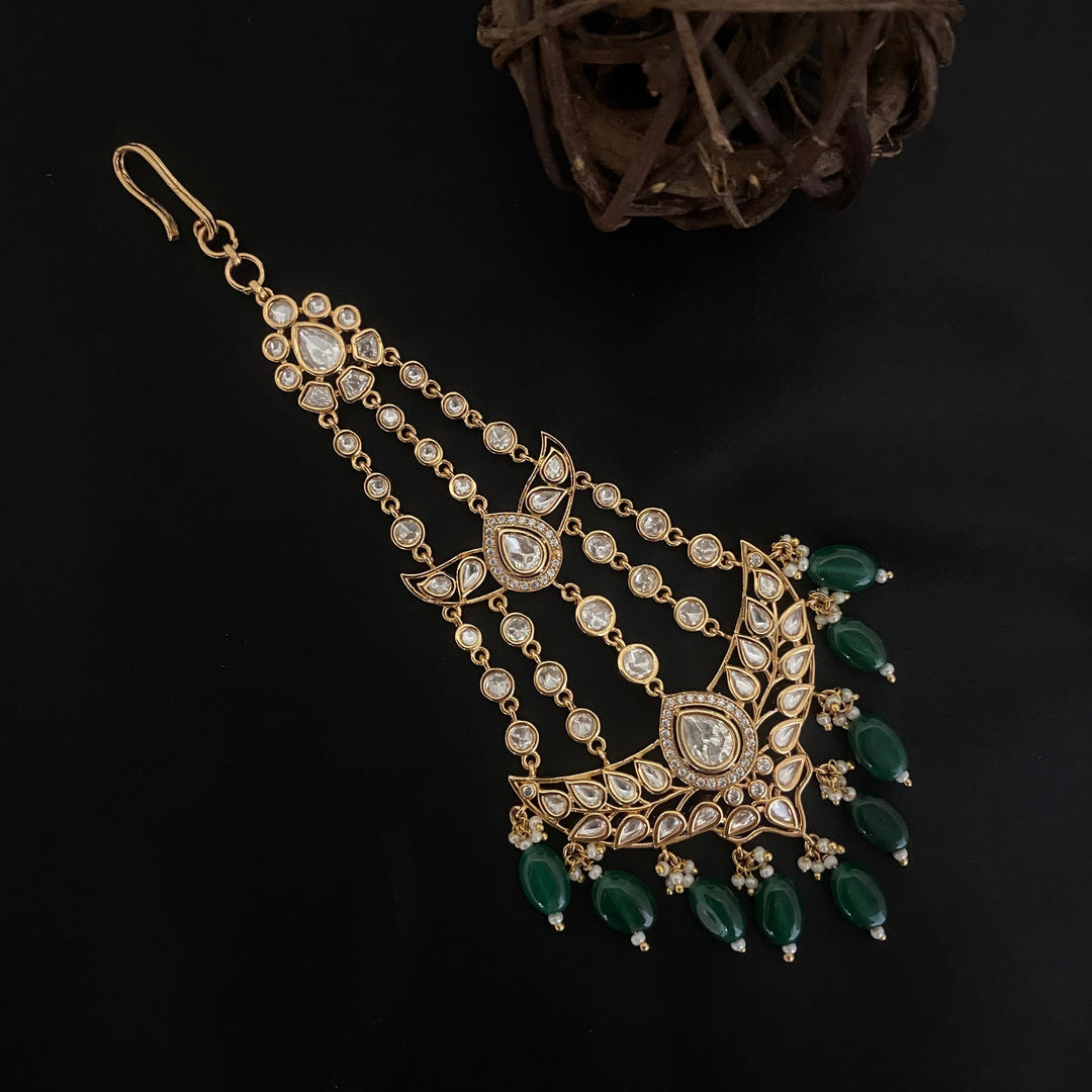 Royal Kundan Polki Jhumar Passa