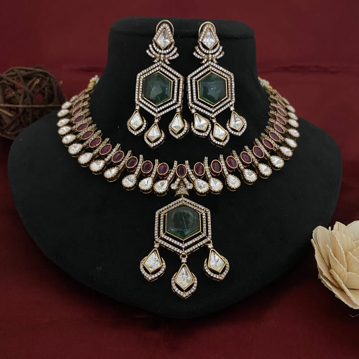 Bridal Kundan Polki Necklace Set
