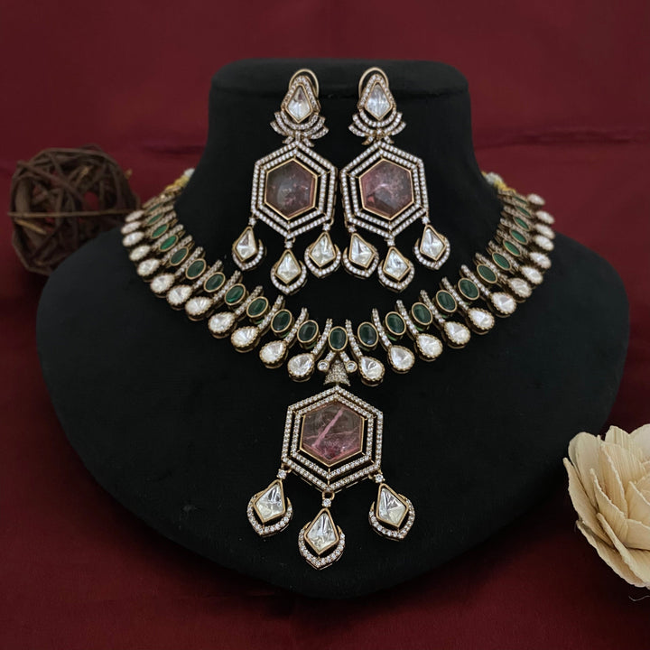 Bridal Kundan Polki Necklace Set