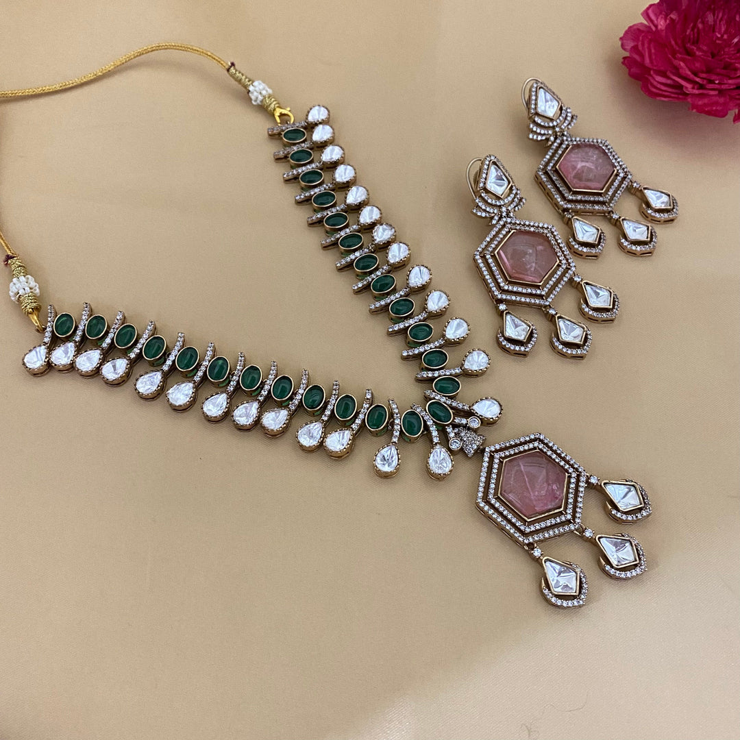 Bridal Kundan Polki Necklace Set