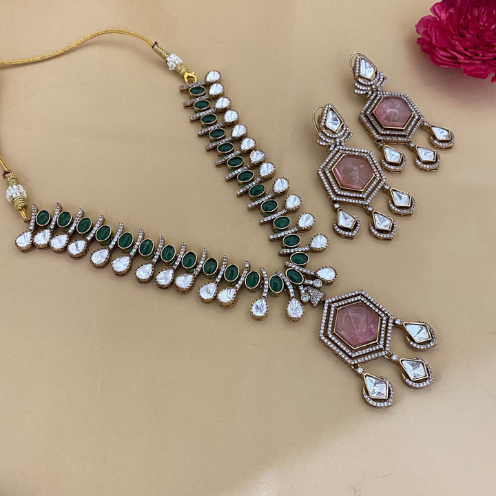 Bridal Kundan Polki Necklace Set